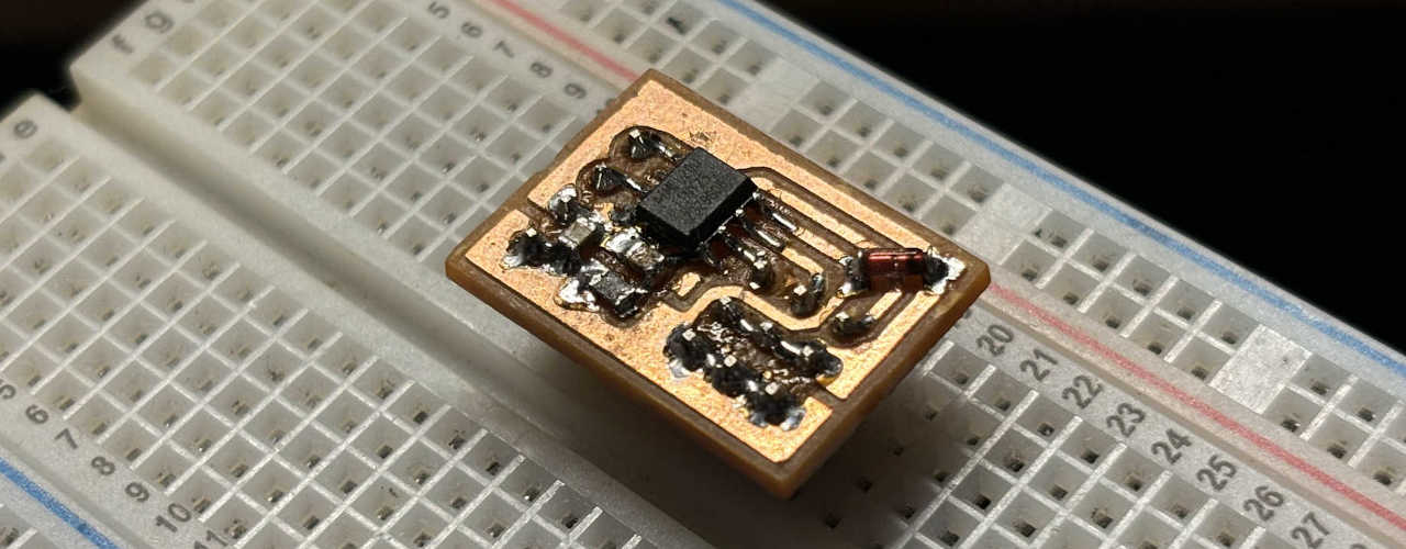 基于ATtiny25制作的I2C指令3路舵机控制器